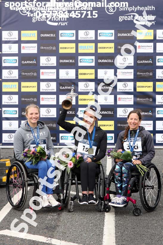 Wheelchair Great North Run, 2017 Simplyhealth Great North Run. Photo: David T. Hewitson/Sports for All Pics